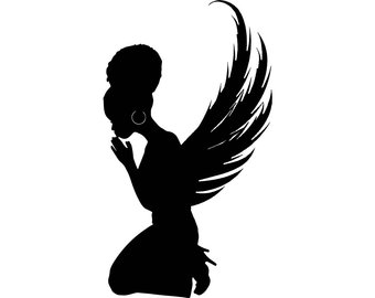 340x270 Praying Angel Svg Etsy