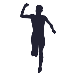 256x256 Athlete Running Silhouette 1