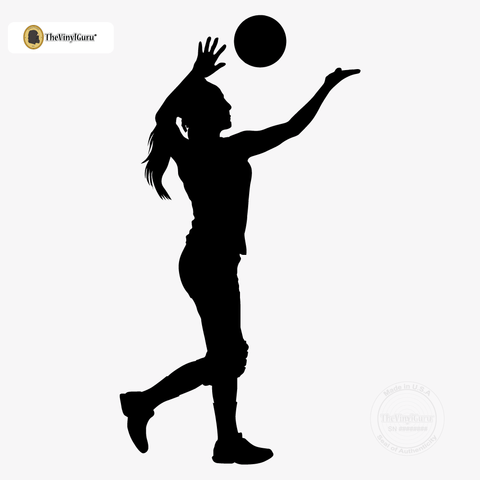 480x480 Volleyball Wall Sticker Decal