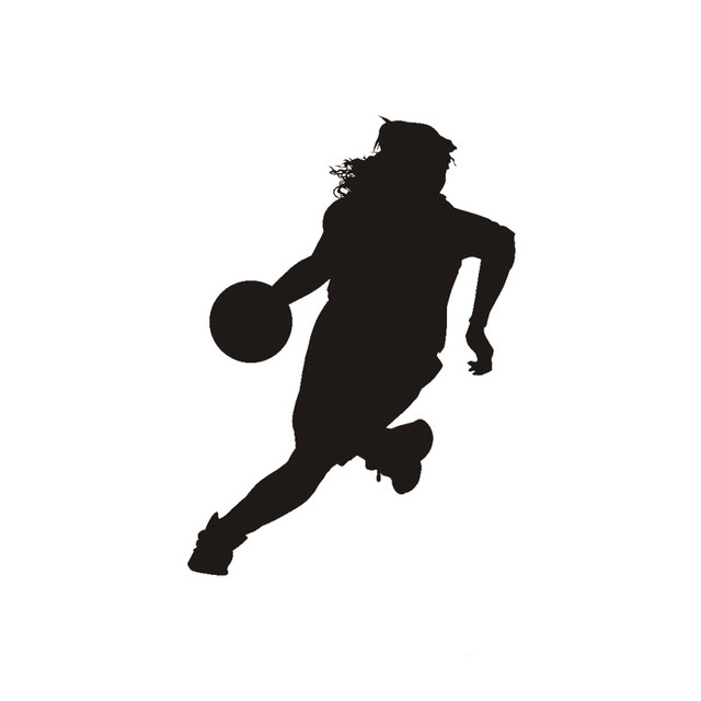 Female Basketball Silhouette