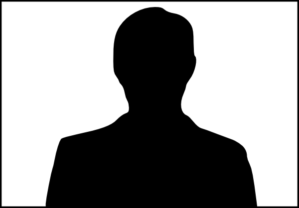 600x418 Silhouette Male Bust Clip Art