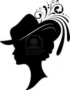 235x300 Fancy Black Silhouette Clipart