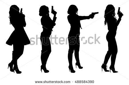 Female Detective Silhouette at GetDrawings | Free download