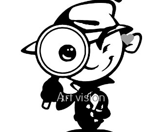 340x270 Detective Silhouette Etsy