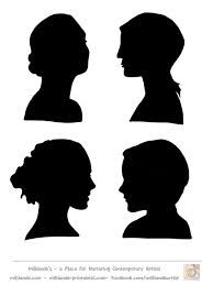 194x259 Free Female Silhouette Template