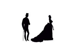 236x191 Woman Silhouette With Elegant Dress Vector Premium Download