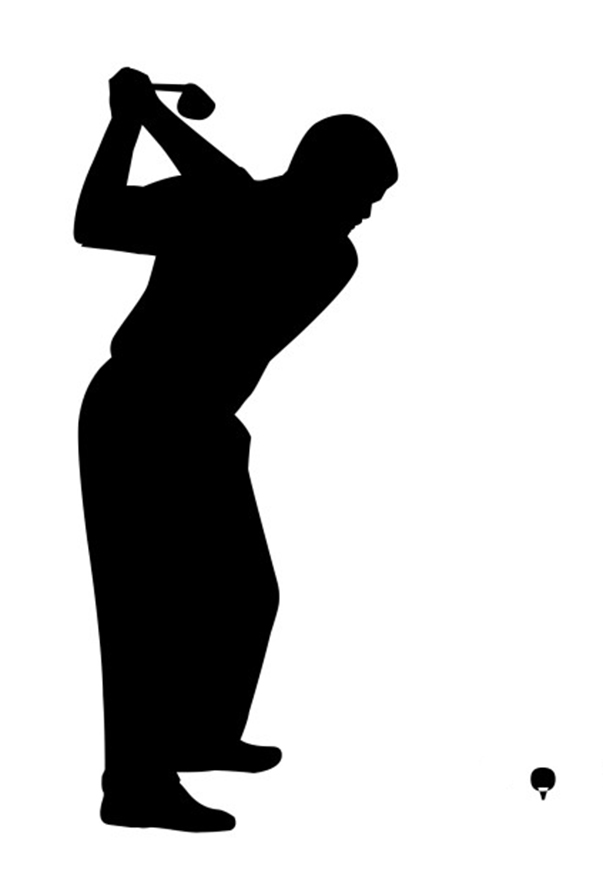 603x886 Golf Silhouette Clip Art
