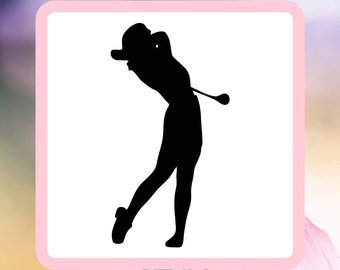 340x270 Golf Stencil Etsy