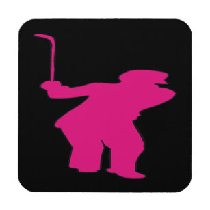 307x307 Silhouette Woman Drink Amp Beverage Coasters