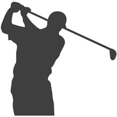 236x236 Silhouette Pictures Of Golf Golf Player Silhouette Golfer Vector
