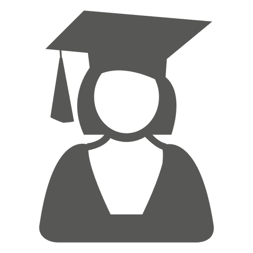 512x512 Female Graduate Icon