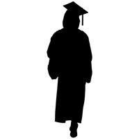Female Graduate Silhouette at GetDrawings | Free download