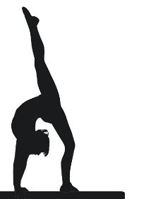 214x282 Free Printable Gymnastic Silhouettes To Use This Stock Image