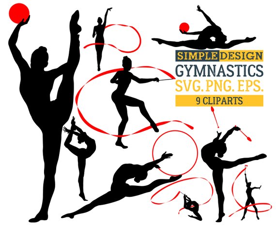 570x466 Gymnastics Svg, Gymnast Svg, Gymnastic Svg, Silhouette Svg