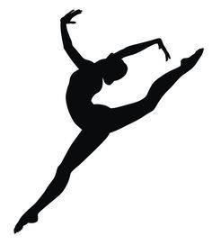 Female Gymnast Silhouette at GetDrawings | Free download