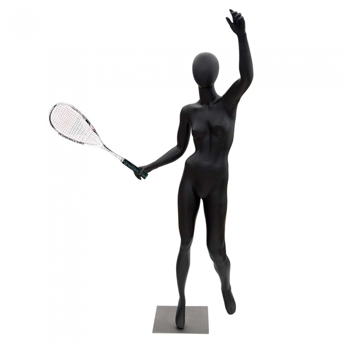 700x700 Female Black Matt Tennis Sports Mannequin Valentino'S