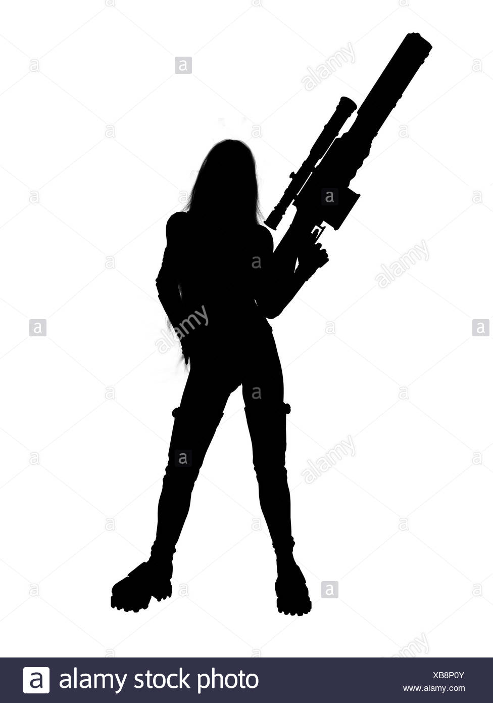 976x1390 Girl Gun Silhouette Stock Photos Amp Girl Gun Silhouette Stock