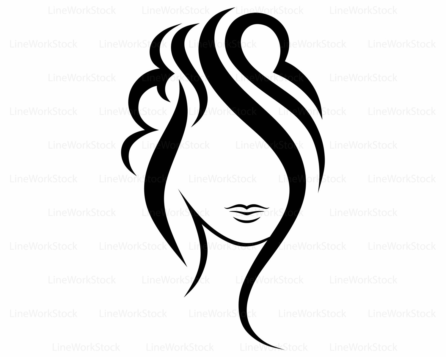 1500x1200 Portrait Female Svgwoman Clipartfemale Svgwoman