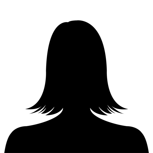 500x500 Female Profile Silhouette