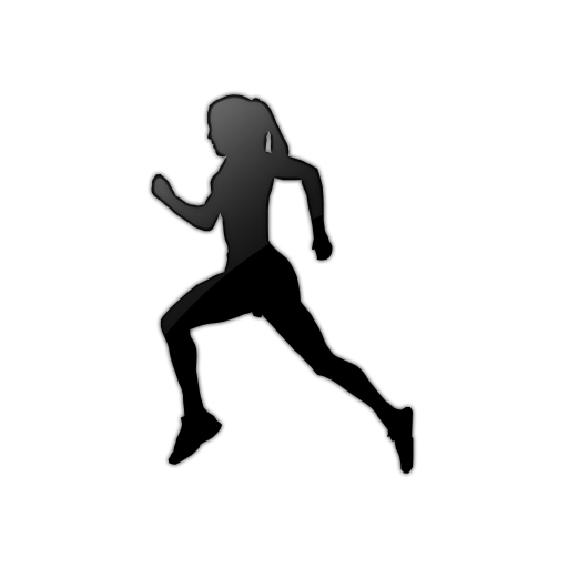 512x512 Woman Clipart Sprinter