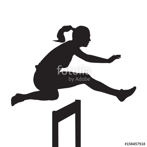 Female Runner Silhouette Vector at GetDrawings | Free download