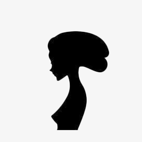500x500 Woman Side Face, Plate Hair, Girl, Thin Png Image And Clipart