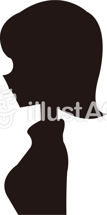 374x750 Free Cliparts Silhouette, Female, Upper Body