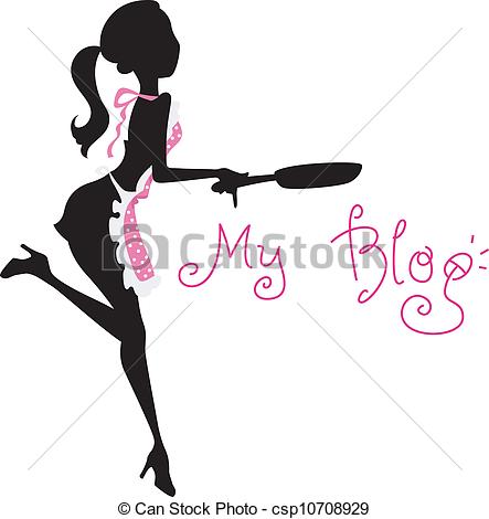443x470 Female Cook Silhouette. Illustration The Silhouette