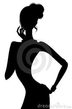 236x354 Female Silhouette My Own Artwork Silhouettes