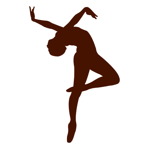 512x512 Female Dancer Silhouette 2