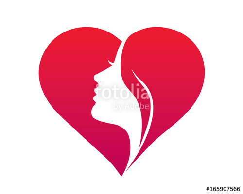 500x400 Natural Organic Beauty Female Face Logo