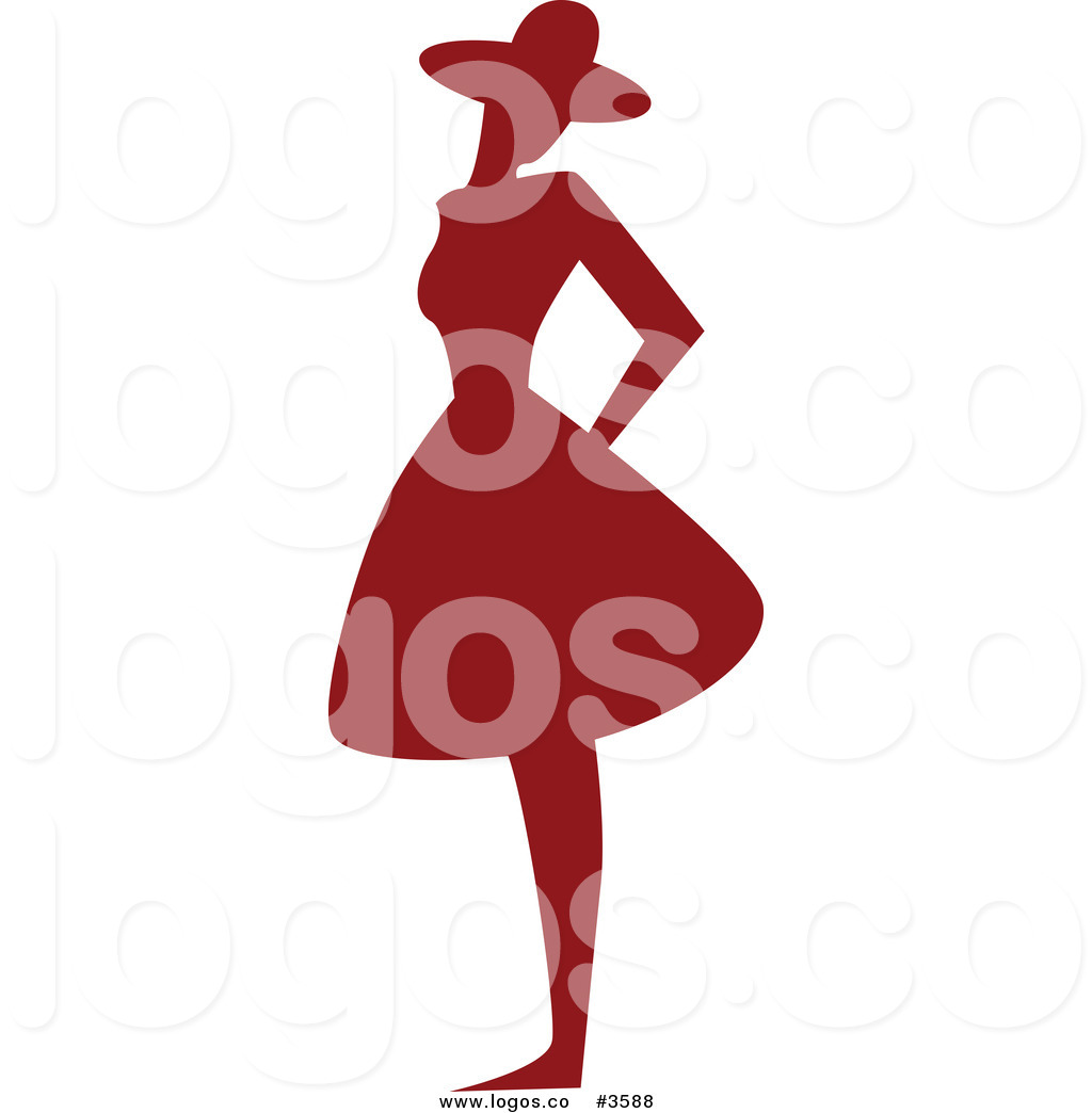 1024x1044 Royalty Free Fashionable Woman Logo By Vector Tradition Sm