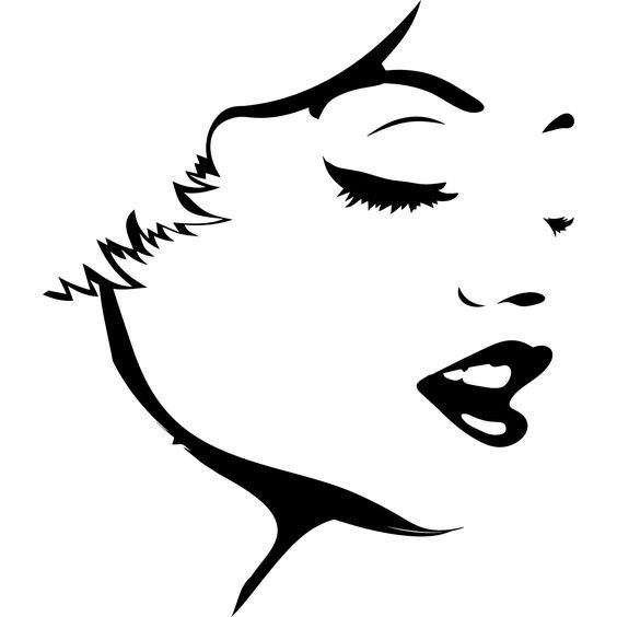 564x564 Image Result For Silhouette Face Outline Stencil