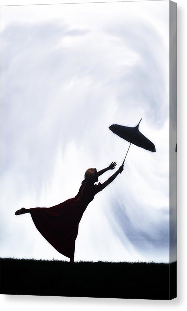 375x622 Female Silhouette Canvas Prints