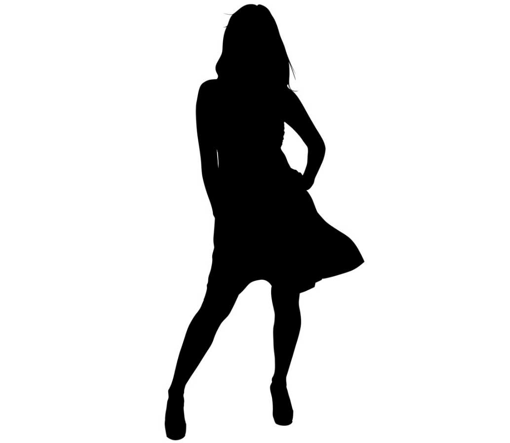 Female Silhouette Paintings at GetDrawings | Free download