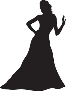 219x300 Woman Silhouette Clipart