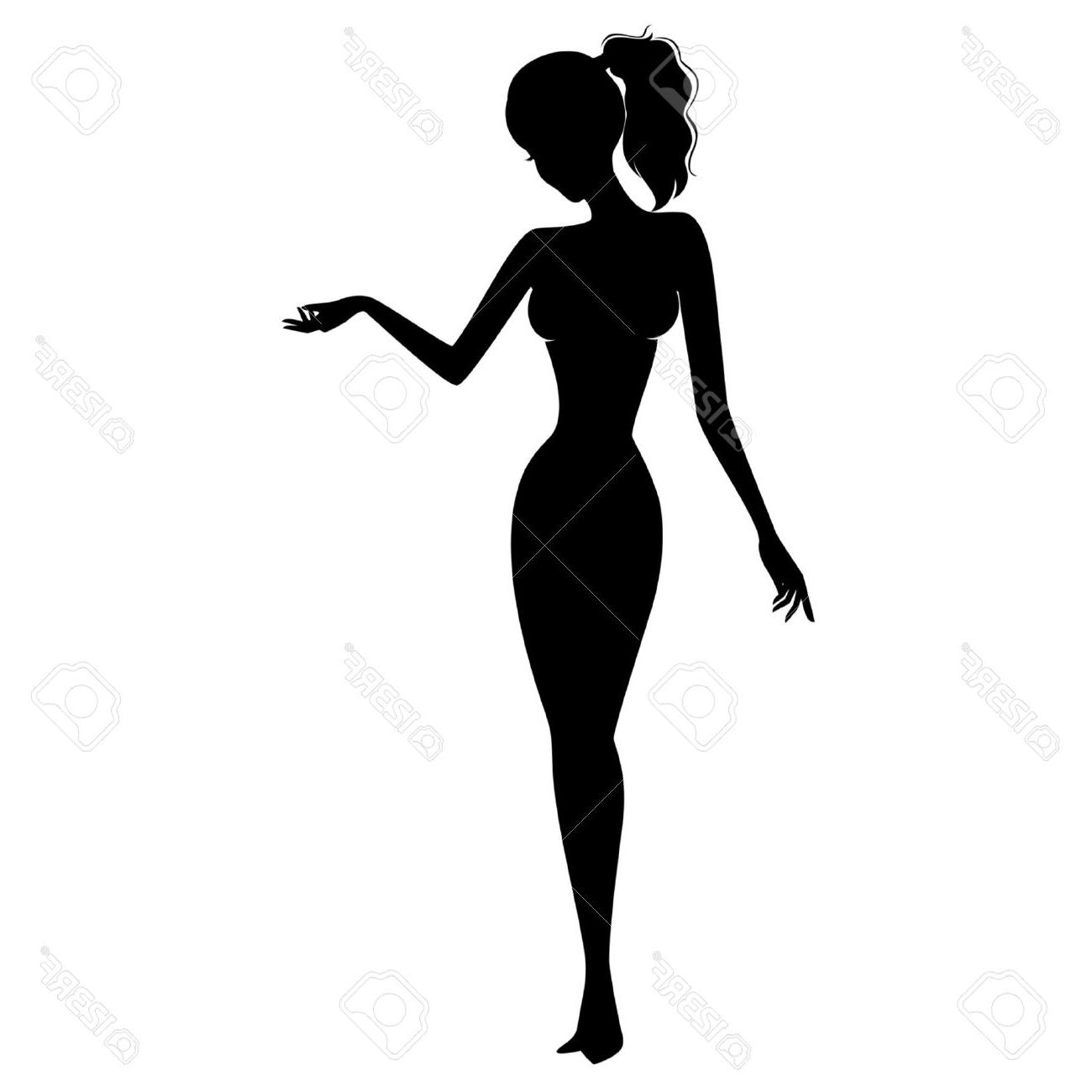 1300x1300 Unique Female Silhouette Vectors Library Clip Art Designs