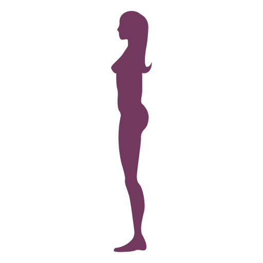 512x512 Female Silhouette Profile
