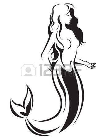 350x450 Mermaid Silhouette Tattoo Mermaid Silhouette Vector Mermaid