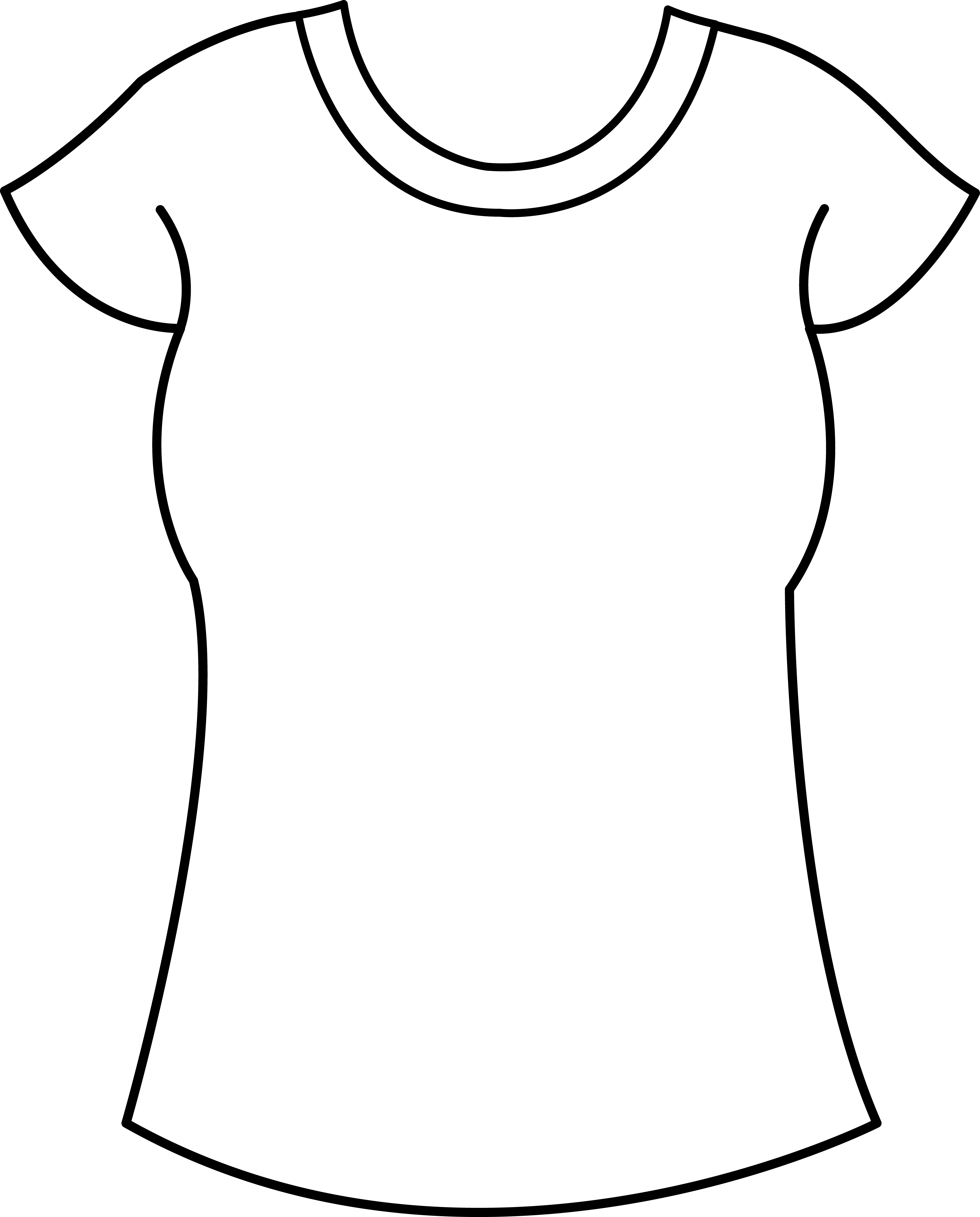 6683x8296 Outline Of Woman Active Clipart Collection
