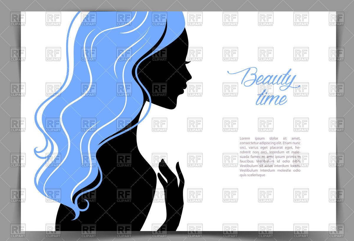 1200x819 Silhouette Of Young Girl With Blue Hair
