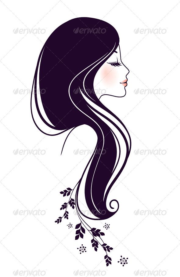 590x907 Classy Clipart Woman Hairstyle