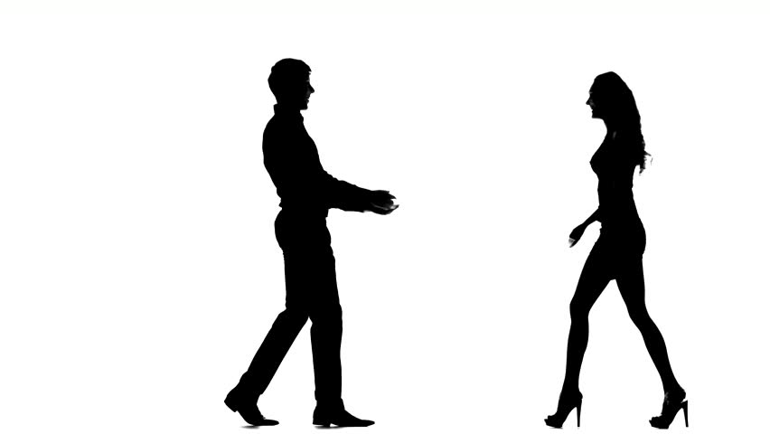 852x480 Silhouette Of Dancing Girl Stock Footage Video 3474281 Shutterstock