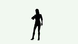 Female Singer Silhouette