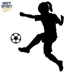 236x236 Girls Soccer Silhouette Clipart Soccer Quilts