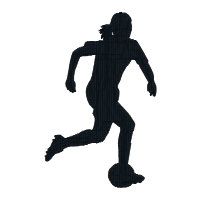 200x200 Buy 2 Get 1 Free Girl Soccer Player 2 Silhouette By 21reasons