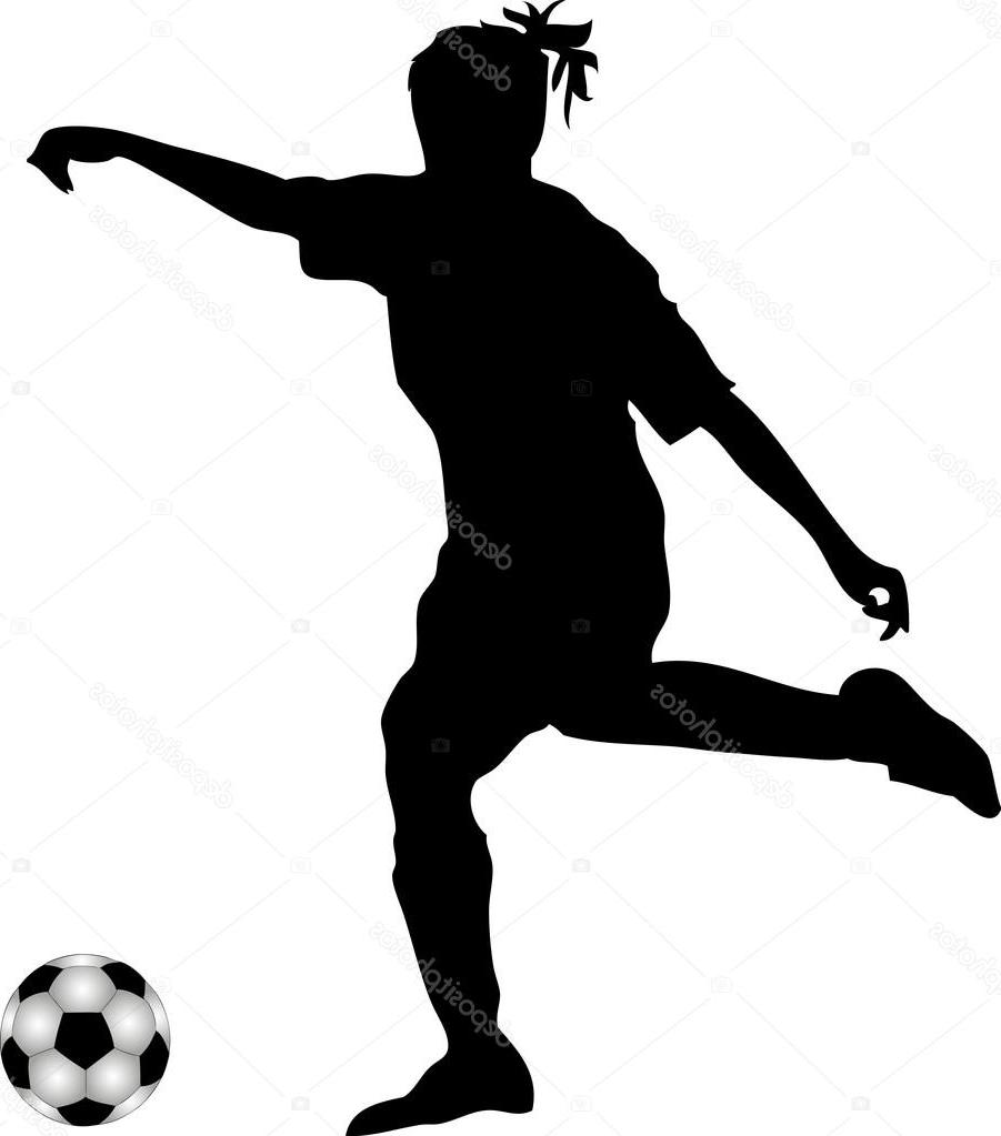 901x1023 Best Stock Illustration Female Soccer Player File Free