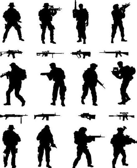 440x539 Soldier Vector For Free Download