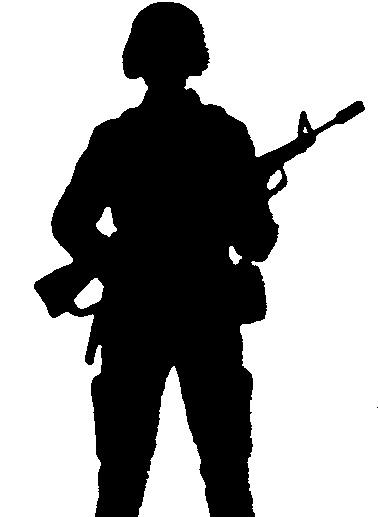 Female Soldier Silhouette at GetDrawings | Free download