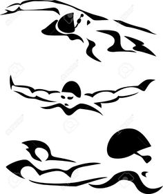 Female Swimmer Silhouette